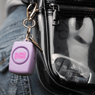 blingsting.com Mini Alarm Lavender Mini Safety Alarm