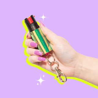 blingsting.com Safety Keychain Holographic Pepper Sprays